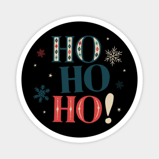 HO HO HO Christmas Magnet